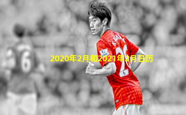2020年2月和2021年2月日历