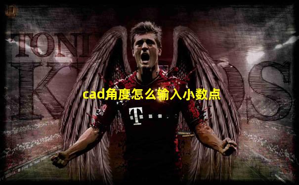cad角度怎么输入小数点