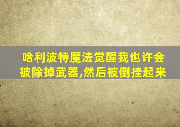哈利波特魔法觉醒我也许会被除掉武器,然后被倒挂起来